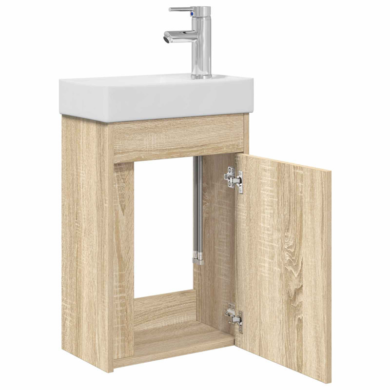 405 mm Bathroom Vanity, Sonoma Oak