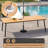 10 - Person Aluminum Patio Dining Set With Adjustable Folding Chairs And Umbrella Hole-952526409-952526414