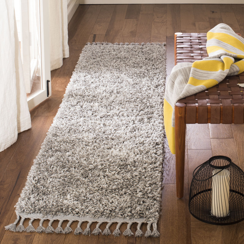 Brookport Pro Lux Shag 400 Performance Geometric Rug, Runner 2'6" x 12'
