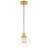 Jeseka 1 - Light Brass Bowl Pendant