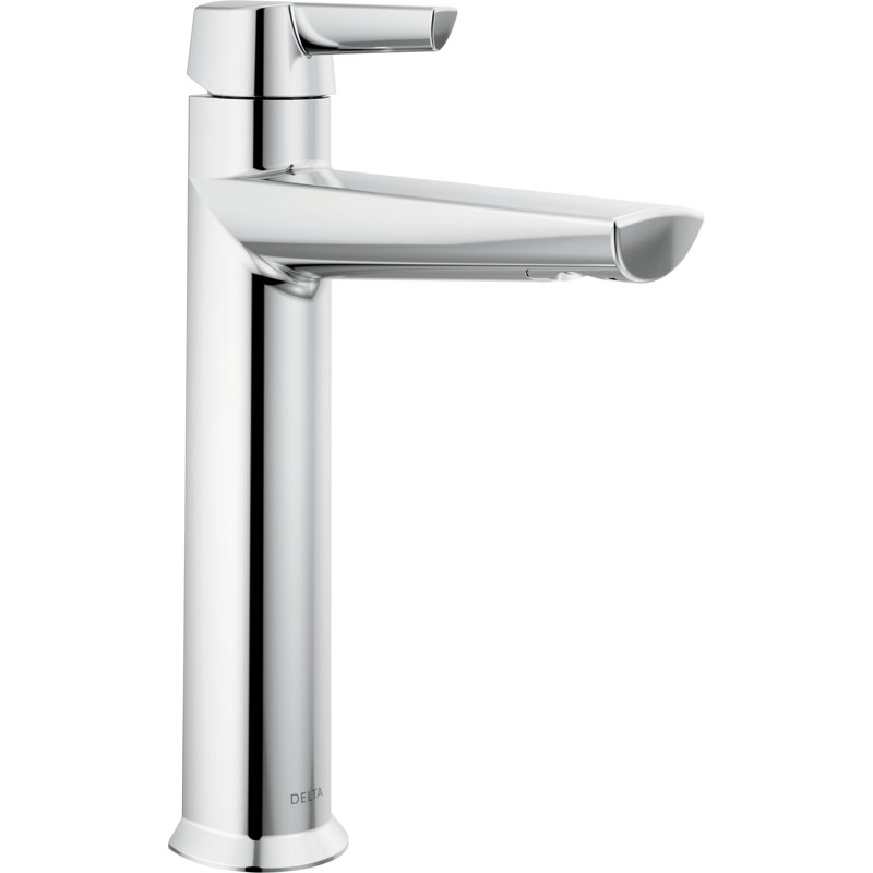 Robinet de salle de bain monotrou avec ensemble de drain Galeon, Chrome Lumicoat
