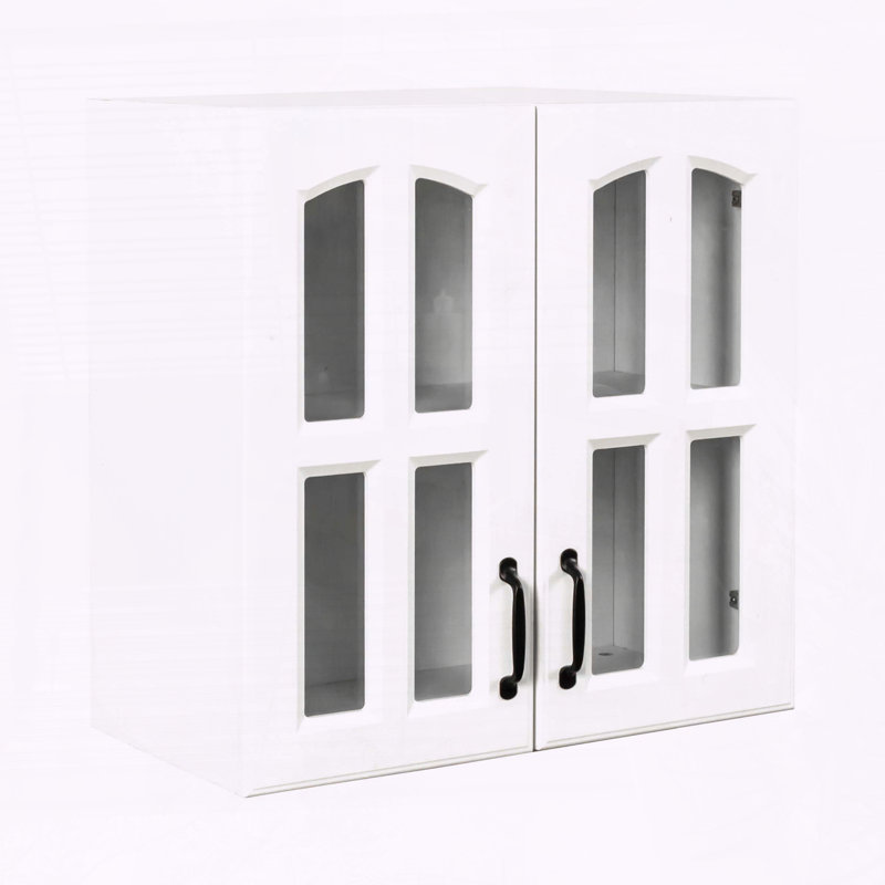 Vitrine de porte murale en verre