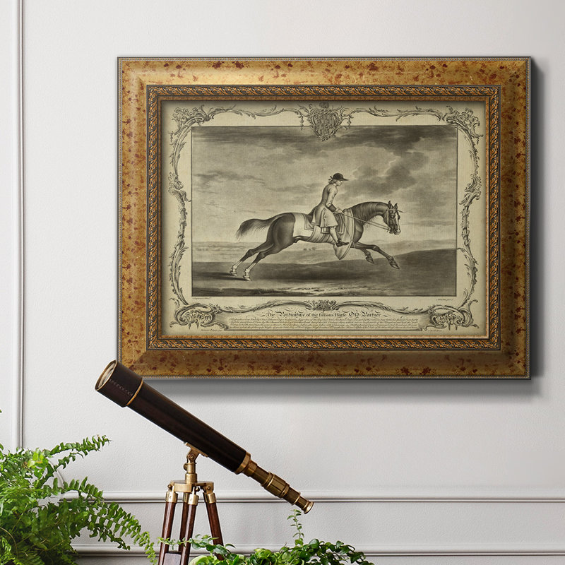 " Distinguished Horses I " Painting Print