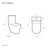 Lune Two-Piece Elongated Toilet Dual-Flush 1.1/1.6 Gpf