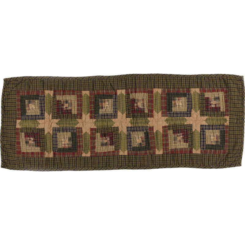 Annabelle Patchwork 100% Cotton Table Runner, 36" W x 13" D