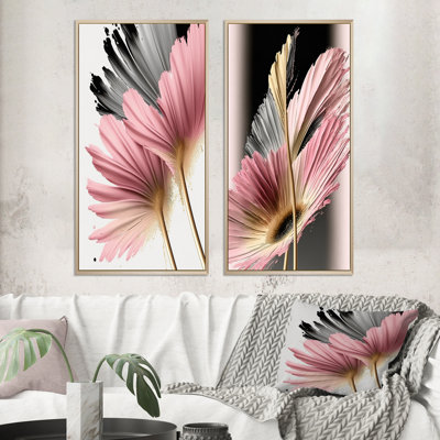 " Gerbera Hyperrealistic Flowers " 2 - Pieces