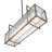 42" Long Nelson Oblong Pendant
