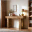Console Long Farmhouse avec grain de bois naturel