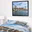 «Summer Day Brooklyn Bridge», reproduction de photo sur toile tendue encadrée-26682268