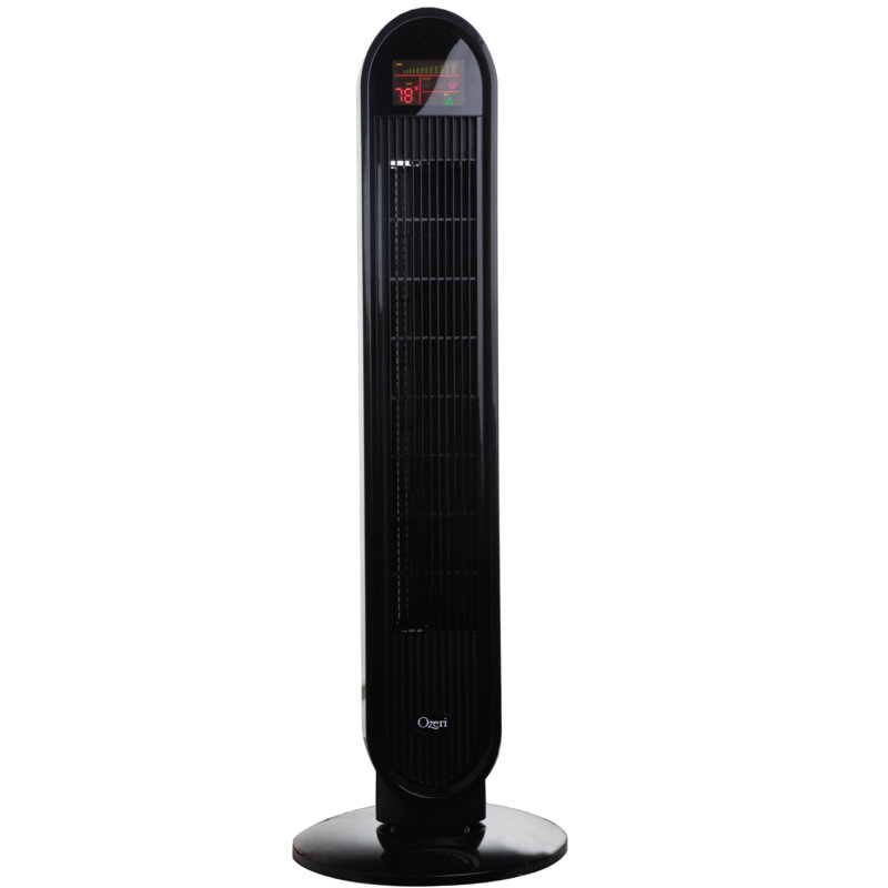 Ozeri 360 Oscillation Tower Fan, with Bluetooth and Micro-Blade Noise Reduction Technology