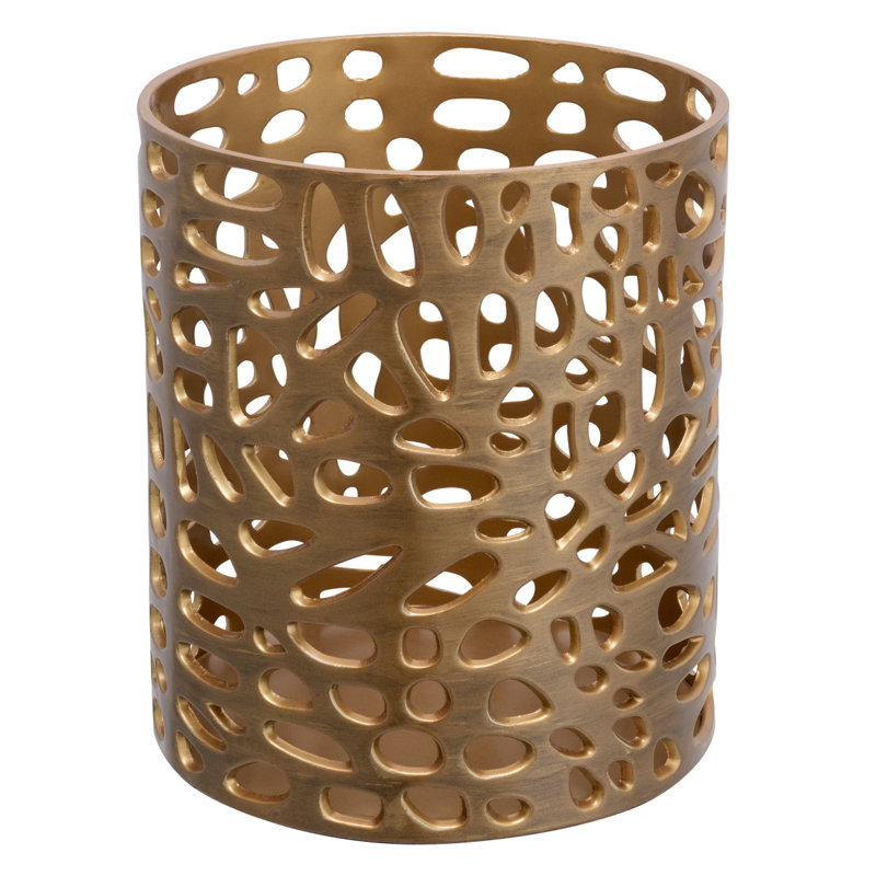 Dix Hurricane Candle Holder, 10.63" H x 9.65" W x 9.65" D