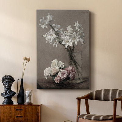 Impression florale rétro XC - galerie Cavas sur mesure