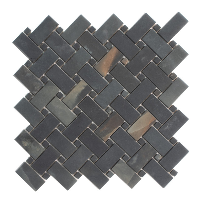 Splendor 11.81'' W x 11.81'' L Porcelain Tile Mosaic Sheet