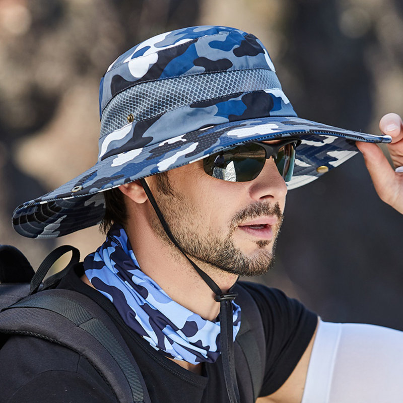 1 pièce chapeau de pêcheur à large bord pour homme