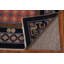 Tapis unique en laine de style années 1940 de 5 pi 8 po x 8 pi 1 po rouge