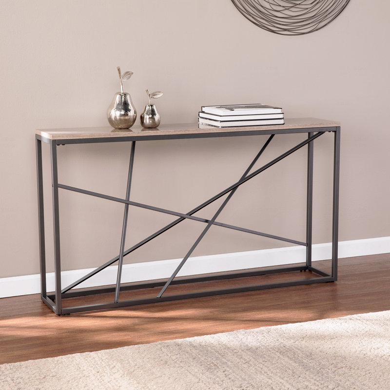 Console en simili pierre