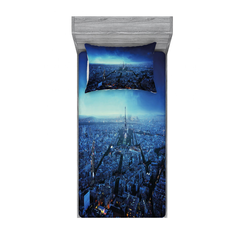 Microfiber Sheet Set, Twin XL Sheet Set with Fitted Sheet