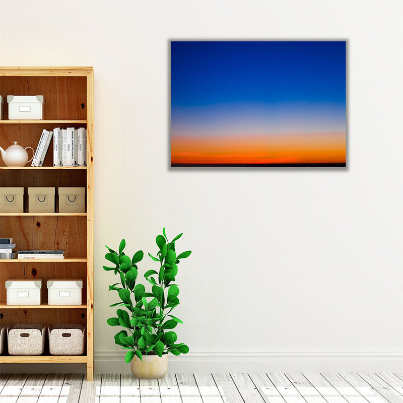 East China Sea At Dusk - reproduction d'art sur toile, H 45 po x l 60 po
