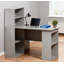 Bureau d'ordinateur compact (sans tabourets)
