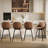 Modern Faux Leather Swivel Counter Stool-1096890795