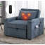 Fauteuil-lit convertible 3-en-1 avec massage et chaleur-662037051