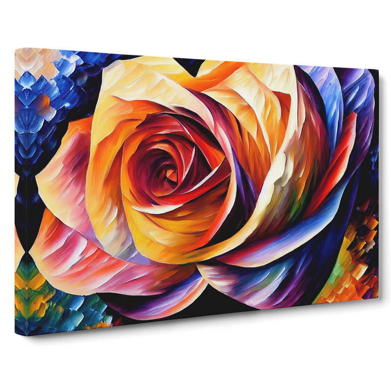 Rose Painting Vol.2 - Wrapped Canvas, 50cm H x 76cm W x 3cm D
