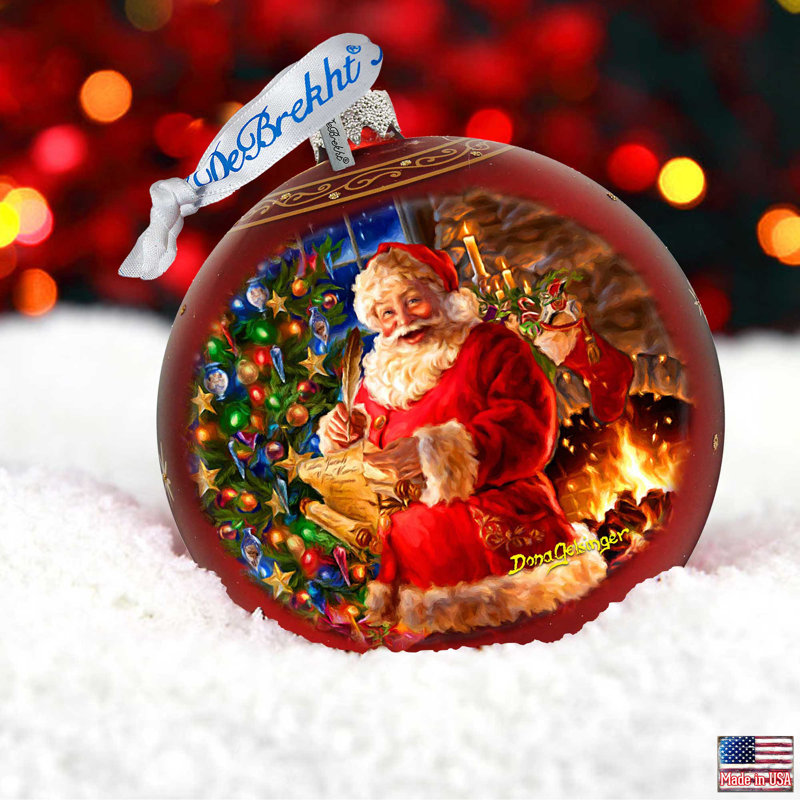 5.5'' Glass Ball Ornament
