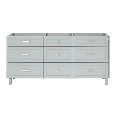 ARIEL Monroe 72 Double Bathroom Vanity Base Only