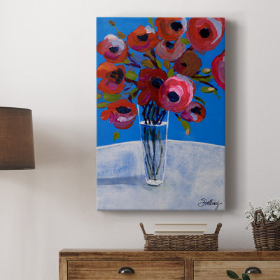 Coquelicots - Cavas enveloppés de galerie