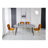 Extensible Table,DINING TABLE,Metal Leg