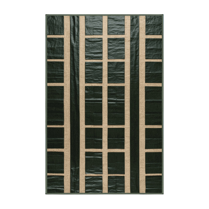 Washable Nori Vegetables Area Rug, Rectangle 3' x 5'