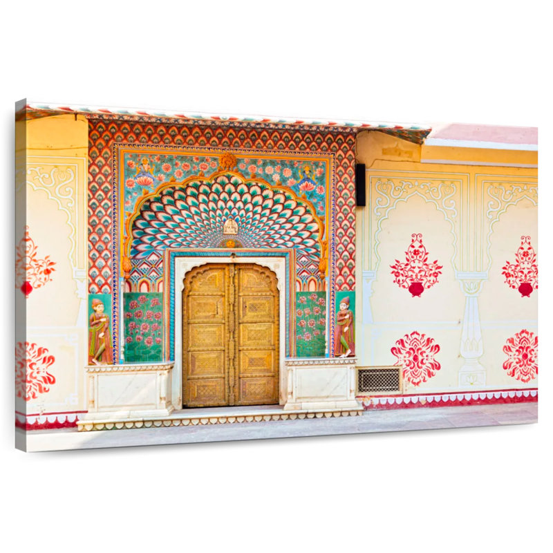 Porte de lotus Lilie Jaipur Palace, H 34 po x l 51 po