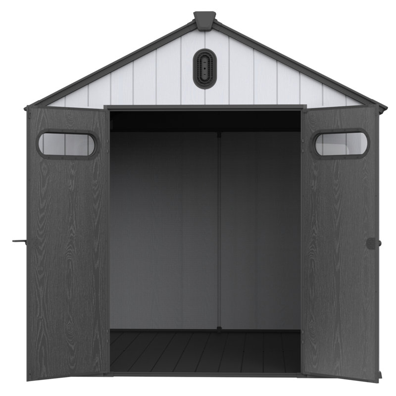 Remise de jardin 8 * 10Ft en plastique - beaucoup d'espace pour vos jardins