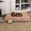 Lit pour animal de compagnie rectangulaire moelleux réversible avec housse lavable-106171336-106171333
