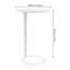 Table d'appoint ronde moderne minimaliste avec base en forme de O pour les espaces compacts-1405433162-1405433156