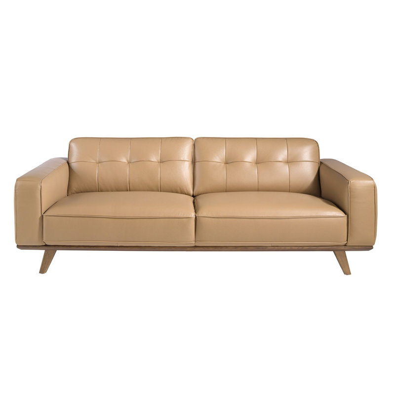 Sofa, 95cm H x 227cm W x 78cm D, 3, Brown