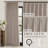 2 Panels（1 Pack) Two-layer Design 100% Blackout Memory Trained Pinch Pleated Farmhouse linen curtains for Dining Living Room bedroom -2052252208-2052252619