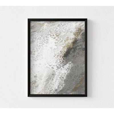 «Eternelle étreinte I» par Grace Rowan, impression abstraite d'art mural Cean Wave and Rocks
