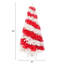 Arbre de Noël artificiel 6 pi avec 300 lumières à DEL et 900 branches flexibles, arbre de Noël en forme de canne de bonbon, arbres de Noël créatifs, décorations de Noël