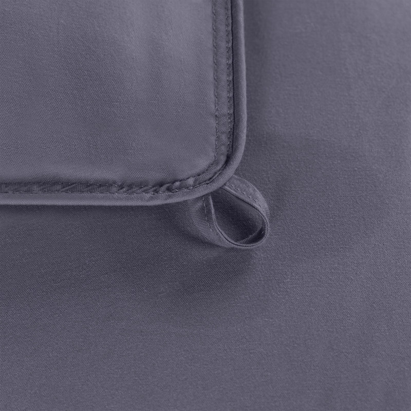 Insert de couette en duvet synthétique réversible Nile Mills Classic, Édredon très grand californien, Argent argent