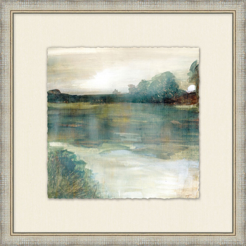 Lake View At Dusk 4 Print