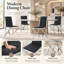 Ensemble de 2 chaises rembourrées en cuir polyuréthane avec structure en métal-831651333-831651330-831651332