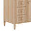 Meuble-lavabo 30 po avec lavabo, meuble-lavabo autoportant blanc avec 2 tiroirs et tiroir basculant-24957690