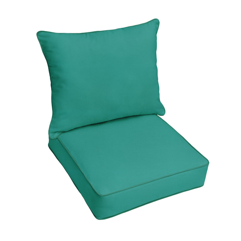Hanson Sunbrella Outdoor 5'' Back Cushion, Teal Sunbrella®
