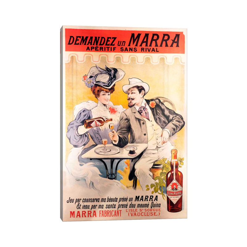 Vintage Ad Poster - Wrapped Canvas Rectangle Print, 20.32 cm H x 30.48 cm W