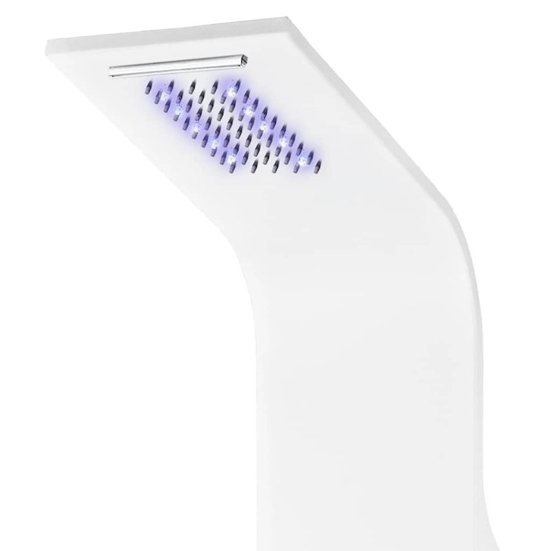Maliana Shower Tower Panel, White