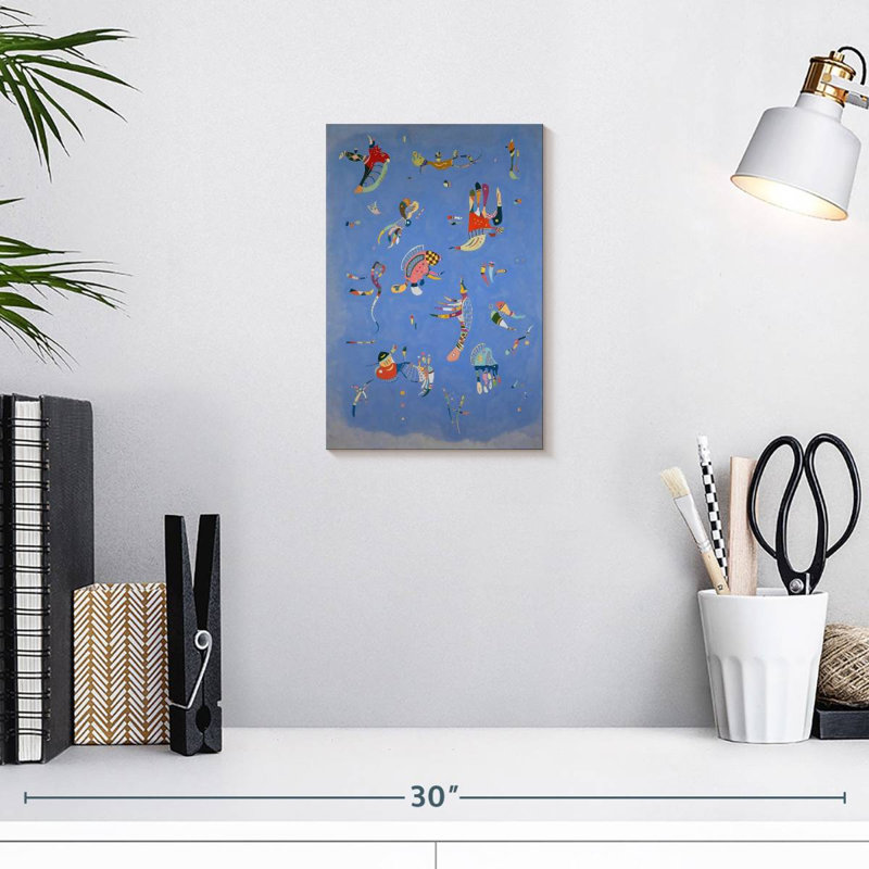 Bleu ciel 1940, H 12 po x l 8 po