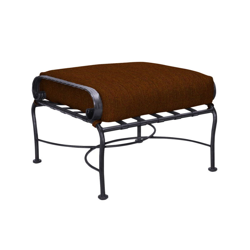 Classico-W Outdoor Ottoman, Graphite, Harris Stone