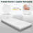 Pyle 8 Inch Twin Xl Bed Jacquard Mattress Gel Memory Foam Convoluted Foam For Adjustable Bed