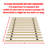 Knightdale 0.68" Extra Heavy Duty Horizontal Mattress Support Wooden Bunkie Board/Slats-336136974